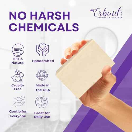 Pyrithione Zinc Soap Bar for Face & Body, 4oz | 2% ZnP Bar Soap Skin Repair Cleanser for Acne, Rosacea, Eczema, Dermatitis, Psoriasis, Itching | Cleansing, Calming Zinc Facial Wash Made in USA