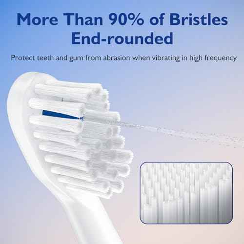 Toothbrush Replacement Heads for Sonic Fusion and Sonic Fusion 2.0, Sonic Fusion Professional and Sonic Fusion 2.0 Professional, SF-01, SF-02, SF-03 and SF-04 (White, 3Packs)
