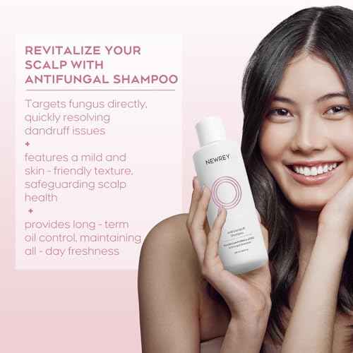 24HR Fast Itch Relief Anti-Fungal Shampoo for Psoriasis, Seborrheic Dermatitis & Folliculitis, Relieves Itchy, Dry Scalp, Sulfate & Paraben Free Anti-Dandruff Shampoo for Men and Women, 8.4 fl oz