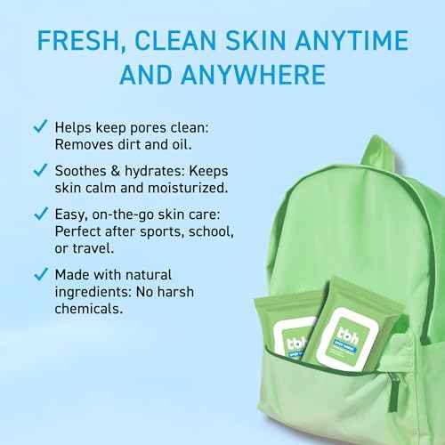 TBH Kids Spot Face Cleansing Wipes ? Gentle Daily Skincare for Preteens & Teens with Oily, Dry & Sensitive Skin ? Salicylic Acid & Witch Hazel ? Paraben-Free & Dermatologist-Approved ? 30ct (2 pack)