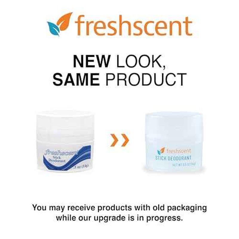 (144 Pack) Freshscent 0.5 oz. Stick Deodorant, Travel Size, Alcohol Free, light fragrance, bulk packed and perfect for donations.