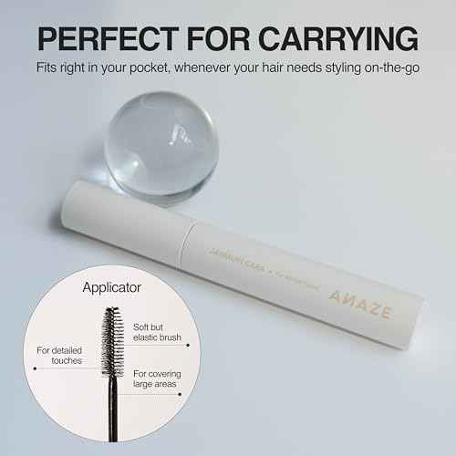 Janmuri Cara 8ml ? Baby Hair & Flyaway Hair Fixing Mascara ? Built-In Applicator ? Lightweight, Non-Sticky Essence with Coconut Oil & Royal Jelly