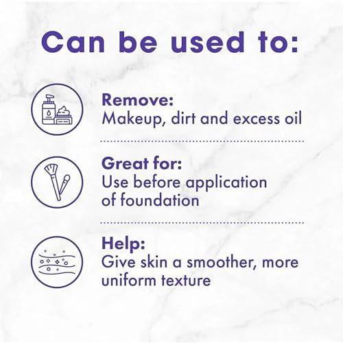 Buf-Puf Gentle Facial Sponge, Dermatologist Developed, Removes Deep Down Dirt & Makeup That Causes Breakouts and Blackheads, Reusable, Exfoliating, 12 Count