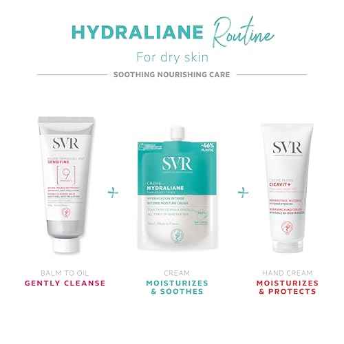 SVR Hydraliane Light Hydrating Face Cream - Moisturizer For Sensitive & Dehydrated Skin, for the Whole Family - Skin is 72% More Hydrated After 8 Hrs. with Hyaluronic Acid & Glycerin, 1.7 fl.oz.