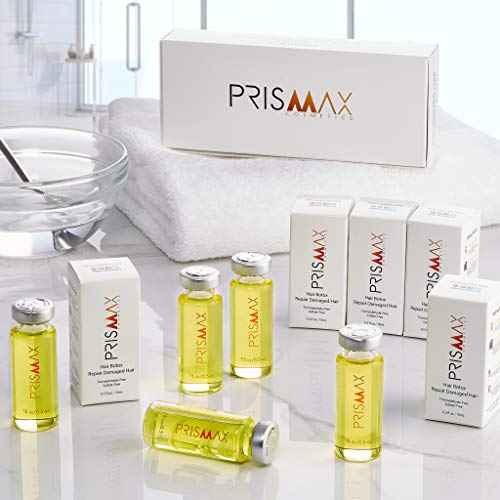 Prismax Nutritivo Deep-Conditioning Hair Treatment - Rejuvenate dry/damaged hair, improve manageability, reduce frizz/porosity with vitamin b6 and b5 panthenol - Formaldehyde-free - 5 Treatments