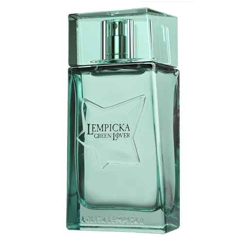 Lolita Lempicka Green Lover Eau De Toilette Spray for Men - Fresh Masculine Scent w/Notes of Gin, Juniper, & Peppermint - Ideal for Daily Wear and Special Events