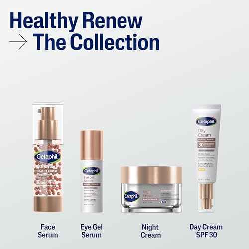 Cetaphil Healthy Renew Anti Aging Face Serum 1 Oz, Retinol Alternative Serum for Face with Niacinamide & Peptides, Skincare for Sensitive Skin with Vitamin B Complex, Fragrance Free