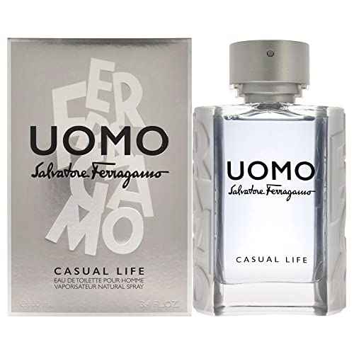 FERRAGAMO Uomo Ferragamo Casual Life Eau de Toilette Pour Homme, Cologne Spray for Men