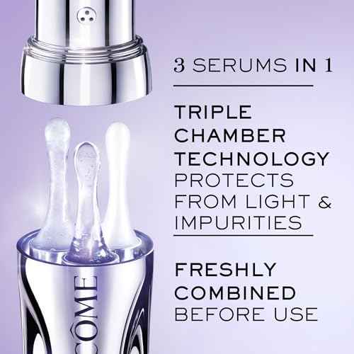 Lanc?me R?nergie H.C.F. Triple Serum - Hyaluronic Acid Serum for Visible Correction of Anti Aging Signs & Dark Spots - With Vitamin C+, Niacinamide & Ferulic Acid