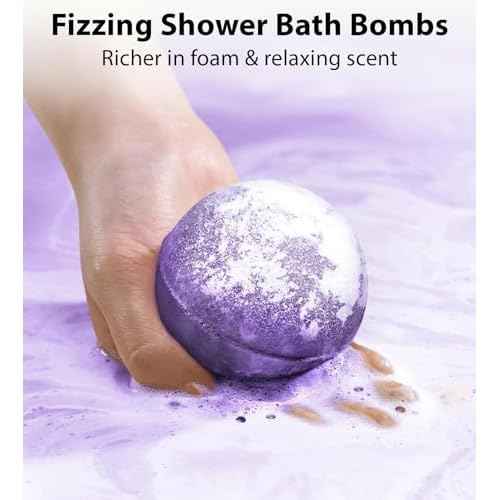 Deep Sleep Bubble Bath Bombs Infused with Lavender Chamomile Essential Oils Moisturizing Bath for Dry Skin and Relaxation Self Care Gift for Women