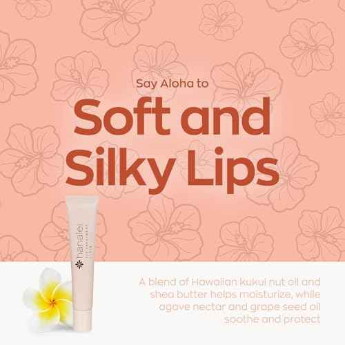 Hanalei Lip Treatment Duo ? Hydrating Lip Balm & Repair for Dry, Chapped Lips with Kukui Oil, Shea Butter, Agave & Grapeseed Oil ? Clear Lip Moisturizer & Conditioner, Full & Mini Travel-Size