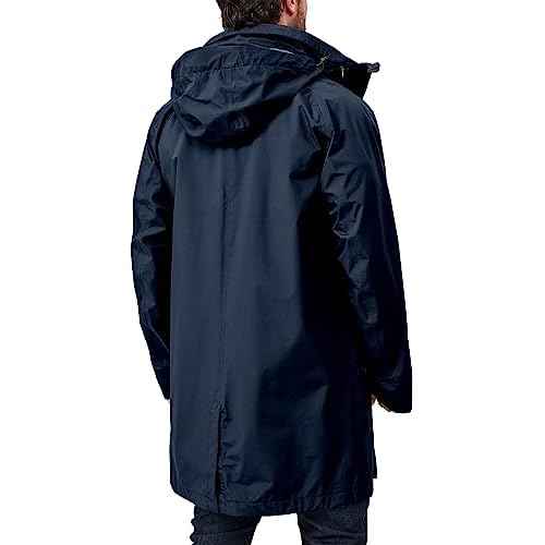 Little Donkey Andy Men's Waterproof Rain Jacket Outdoor Lightweight Mountain Windbreaker Long Coat for Hiking Golf Travel