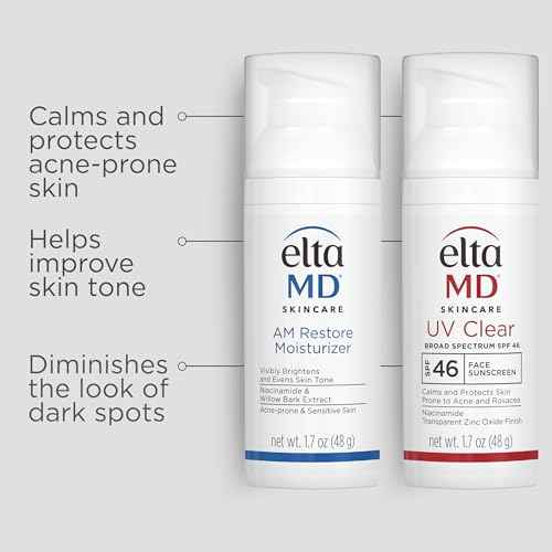 EltaMD AM Therapy Facial Moisturizer Lotion, Oil Free Face Moisturizer with Hyaluronic Acid, Hydrates and Moisturizes Skin, Lightweight Formula, Safe for Sensitive Skin