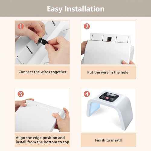 Led-Face-Tool£¬LED Light Therapy Facial Mask£¬7 in 1 Beauty Equipment for Skin Care at Home