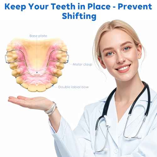 2 Custom Hawley Retainers for Teeth Retention ? Comfortable & Durable Upper & Lower Retainers, Personalized Fit