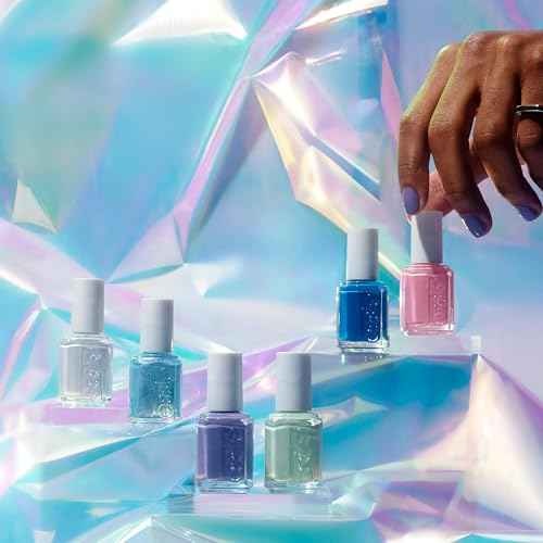 essie Nail Polish, Salon-Quality Blue Nail Polish, Just Chill, Vegan, Put It On Ice, 0.46 fl oz