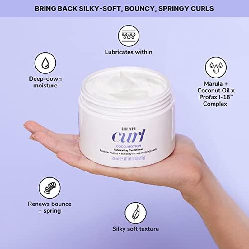 Color Wow Curly Hair Wash Day Duo - 100% Clean Shampoo with Root-Locking Technology & COCO-MOTION Conditioner