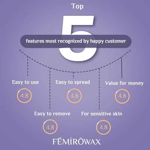 Wax Beads, 1lb Hard Wax Beans for Hair Removal Sensitive Skin with Lavender Formula Waxing Beads for Full Body Brazilian Bikini Face Eyebrow at Home Wax Refill for Women Men