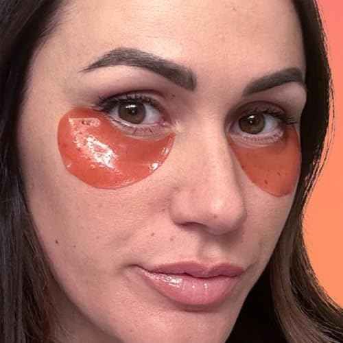 Derma E Retinol + Bakuchiol Under Eye Patches (30 Pairs) Non-Irritating, Line Smoothing Hydro Gel Eye Patches with Rose Water & Real Hibiscus Petals, Helps Reduce Fine Lines, Crow's Feet, 60ct