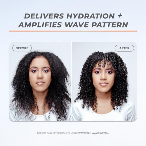 XMONDO Hair Wavetech Wave Enhancing Oil | Vegan Formula with Hemisqualane & Argan Oil for Enhanced Nourishment and Stronger Looking Hair, Waveflex Technology Nurtures Wave Patterns, 1.7 Fl Oz
