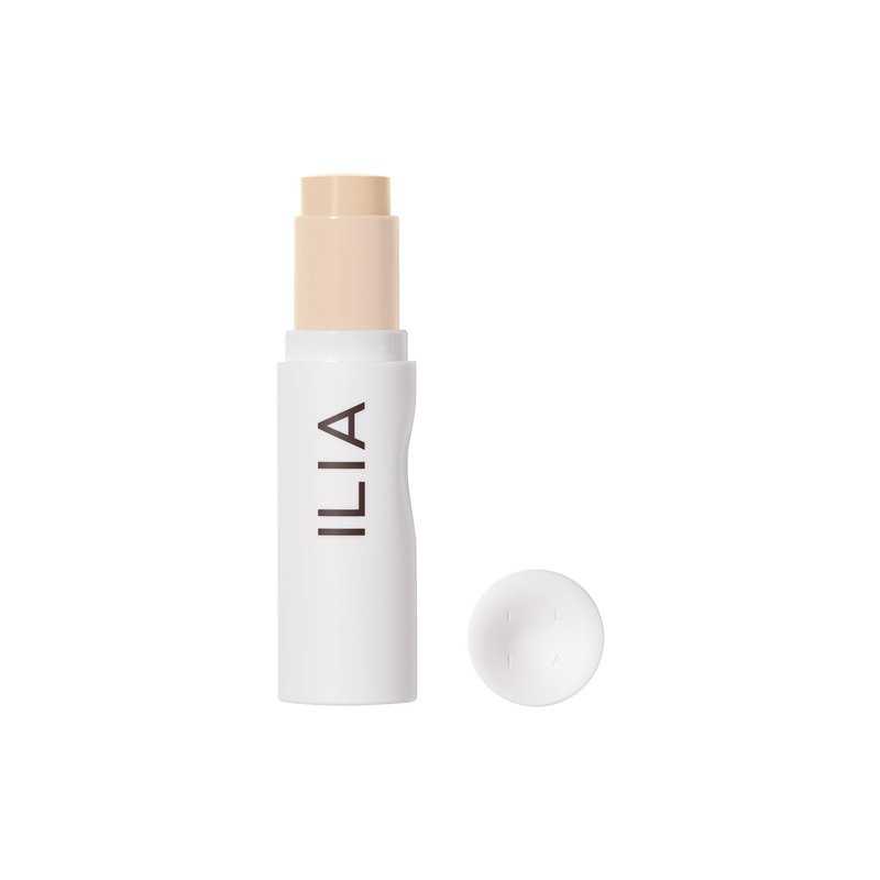 ILIA - Skin Rewind Complexion Stick - Foundation + Concealer + Skincare | Non-Toxic, Vegan, Cruelty-Free, Clean Makeup (3W - Spruce, 0.35 oz | 10 g)