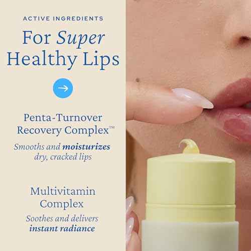 belif Super Knights Multivitamin Lipcerin | Multi-Purpose Glossy Lip Butter Balm with Vitamin B3, C, E & B12 | Smooths Lip Texture & Strengthens Barrier | Hydrating Korean Lip Care for Teens & Women