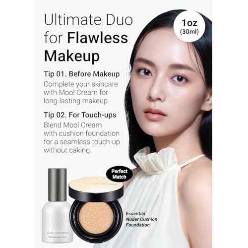 JUNG SAEM MOOL Essential Mool Cream 1 Fl Oz, Lightweight Watery Face Cream with Ceramide and Panthenol for Deep Hydration and Radiant Skin, Skin Barrier Support, Korean Foundation Makeup Prep