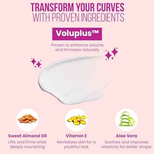 InstaBust Breast Enhancement Cream ? Bust Firming & Lifting Formula for Fuller, Rounder, Bigger Breasts ? Volume Boosting Topical ? Made in USA