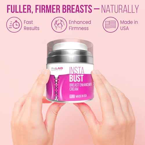 InstaBust Breast Enhancement Cream ? Bust Firming & Lifting Formula for Fuller, Rounder, Bigger Breasts ? Volume Boosting Topical ? Made in USA
