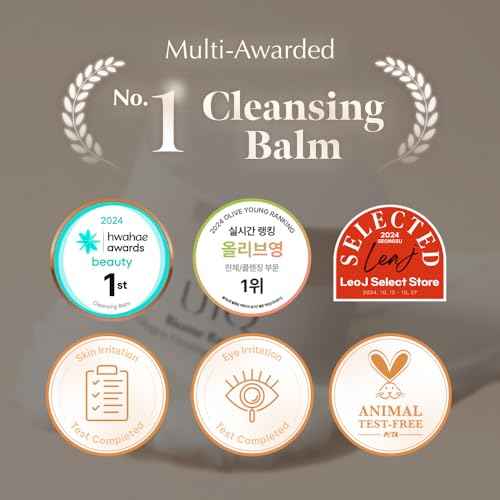 UIQ Biome Barrier Collagen Firming Cleansing Balm ? Deep Pore & Makeup Cleansing Balm for Blackheads, Whiteheads, Waterproof Makeup, 3.38 fl oz