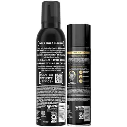 TRESemm? Extra Hold Hairspray & Shaping Mousse Bundle ??24H Touchable Hold & Volume + Frizz Control