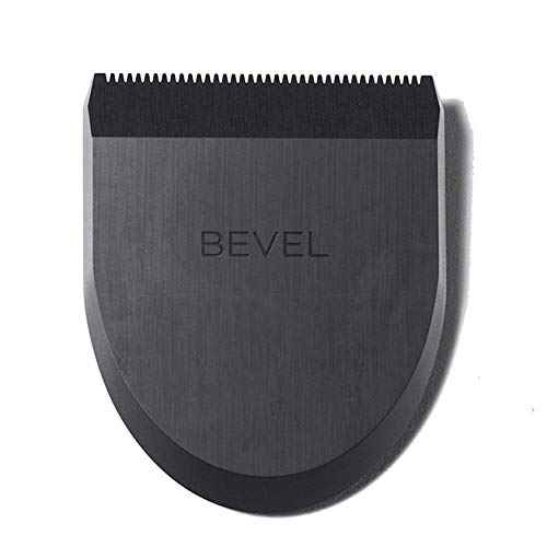 Bevel Square Trimmer Blade Attachment - Compatible with Bevel Trimmer Only, Face, Neck and Body Hair Trimmer Head - Black, 1 Count