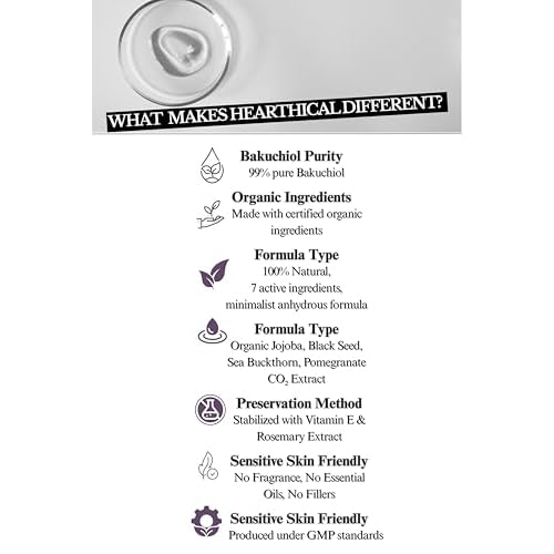Organic Oil-Based Bakuchiol Serum For Face | 1oz Natural Retinol Alternative for Glowing Skin | Brightening Serum For Face | 99% Pure Bakuchiol Oil with Jojoba & Sea Buckthorn | Made In USA