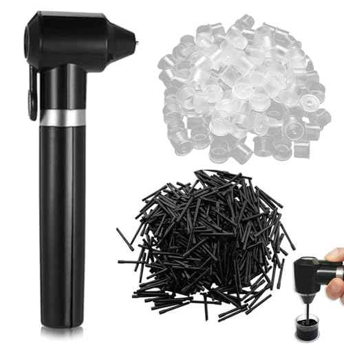 Ink Mixer Machine Kit, Yuelong Pigment Mixer Machine and Ink Caps Kit Includes Makeup Ink Pigment Electric Agitator Machine With 100 Mixing Sticks and 300 Mix Ink Cups for Microblading Supplies
