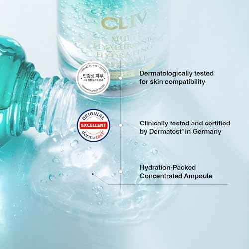 CLIV Multi Hyaluronic Hydrating Ampoule 30ml / 1.01 fl oz ? Korean Skincare Nourishing Serum with 85% Hyaluronic Acid, 8-Layer Hydration Technology, Ceramides & Panthenol for Deep Moisture Care