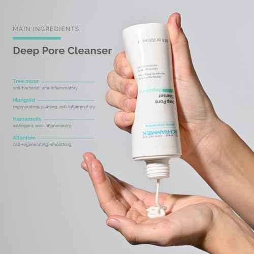 Schrammek Deep Pore Cleanser (6.8 fl oz) - Cleansing Milk for Normal Skin - Makeup Removal - Face Wash & Cleanser ? No Parabens - Skin Care - Dr