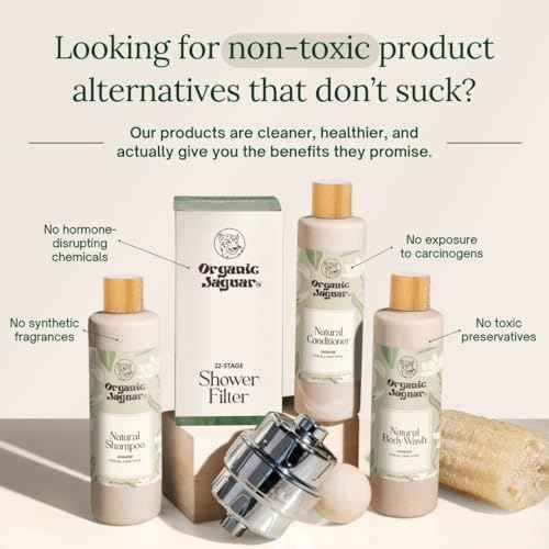 Organic Jaguar Natural Jasmine Body Wash with Aloe Vera Gel, Bath and Shower Soap Cleanser for Body Care, Leaves Skin Soft & Hydrated, Unscented, Sulfate and Paraben Free, 13.5 fl oz