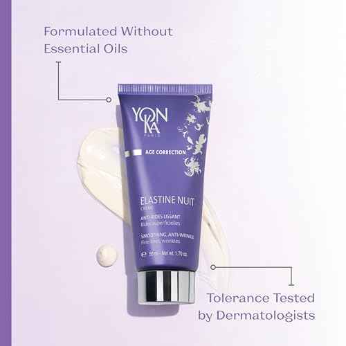Yon-Ka Elastine Nuit Anti-Wrinkle Night Cream | Anti Aging Facial Moisturizer and Eye Cream | Soften Fine Lines and Wrinkles with Vitamin C and Elastin Peptides | Paraben-Free | 1.70 oz