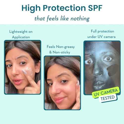 WishCare 5% Niacinamide Oil Balance Fluid Sunscreen SPF 50 PA++++ - Lightweight Matte Sunscreen SPF 50 for Oily Skin & No White Cast 50g