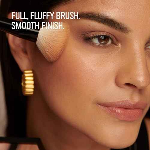 Bobbi Brown Cheek & Powder Brush | Multi-Purpose Brushes for Blending Blush, Bronzer or Powder for Seamless Application