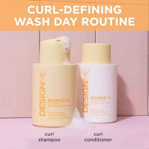 Design.Me BOUNCE.ME Curl Conditioner | Curl-Defining, Added Bounce, Nourishing, Anti-Frizz Formula| Boost Shine & Moisturising Conditioner for All Curly Hair Types