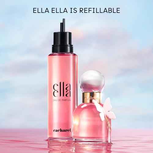 Cacharel Ella Ella - Vanilla Perfume for Women - Floral Chypre - Notes of Coconut Accord, Bourbon Vanilla, Bergamot Essence - Long Lasting Fragrance