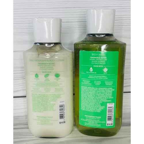 Bath & Body Works Coconut Lime Verbena Body Lotion and Body Gel Wash 2 Piece Set
