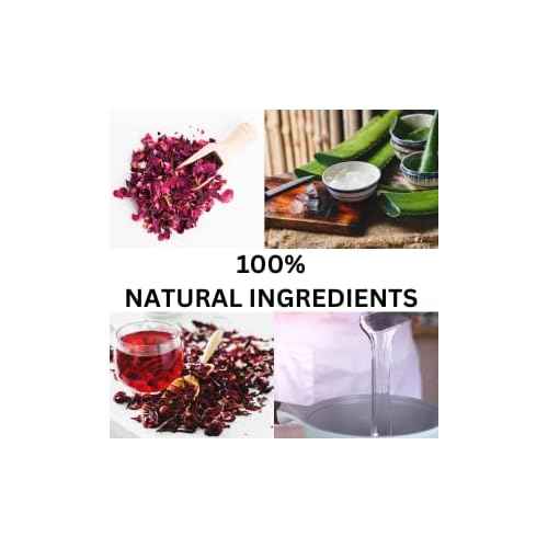 LE SHEA Hibiscus & Rose Water Spray with Aloe Vera, Rose Oil, All Natural Hydrating Facial Mist, Refresh Moisturize Hair Beard Braid Dreadlock Loc Condition Skin Body Face Rosewater Leave In 8.7 oz