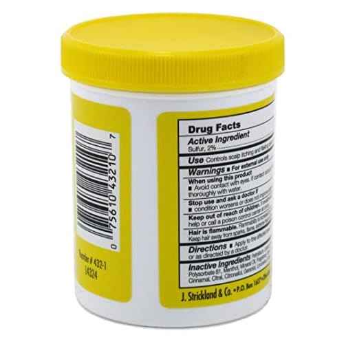 Sulfur-8 Original Conditioner Hair and Scalp Jar 7.25 Ounce (Pack of 6)