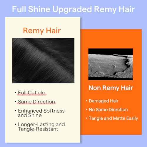 Full Shine Clip in Hair Extensions Black 24 Inch Hair Extensions Clip ins Jet Black Human Hair Clip in Extensions for Long Hair for Women 7 Pcs 120 G