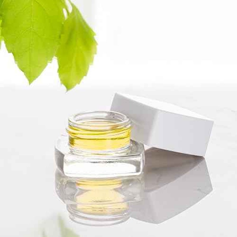 (200 Pack) 5ml Thick Glass Square Jars with White Child Resistant Lids - Storage for Oil, Lip Balm, Wax, Cosmetics - Mini Child Proof Container