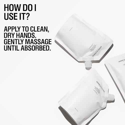 Grown Alchemist :: Hand Cream REFILL Pouch: Vanilla, Orange Peel. Non-Greasy Moisturizer that Soothes and Softens Hands, 500ml