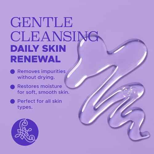 Luseta Lavender & Collagen Body Wash for Women and Men, Moisturizes and Soothes the Skin with Calming Aroma, Enhances Hydration Shower Gel Body Wash, Sulfate & Paraben-Free 33.8oz