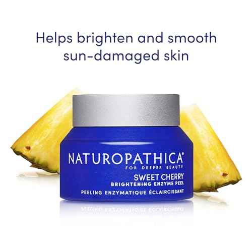 Naturopathica Sweet Cherry Brightening Enzyme Peel, Exfoliating Facial Peel Treatment, Antioxidant Rich Facial Mask to Nourish Skin, 1.69 fl oz